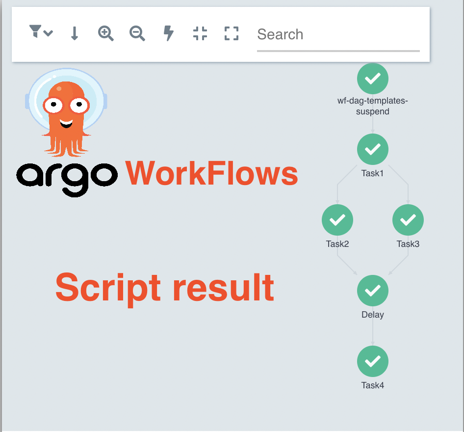 [Argo-Workflows] Lesson4: Script result –  receive the output result of another task to make the input parameter.