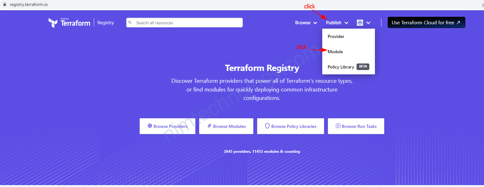 [Terraform] How to create or public a module terraform on the public registry