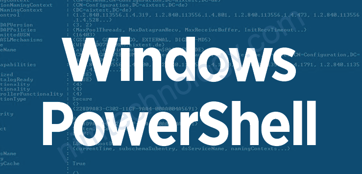 [Windows] The helpful command on Powershell
