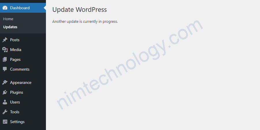 [WordPress] Fix the “Another Update is Currently in Progress” Error in WordPress
