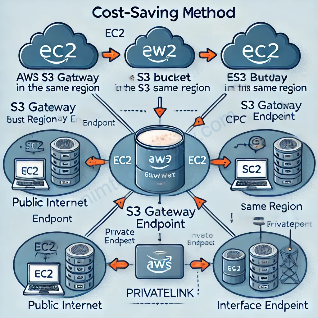 [S3/AWS] How to reduce S3’s cost by the gateway and interface endpoints (PrivateLink)