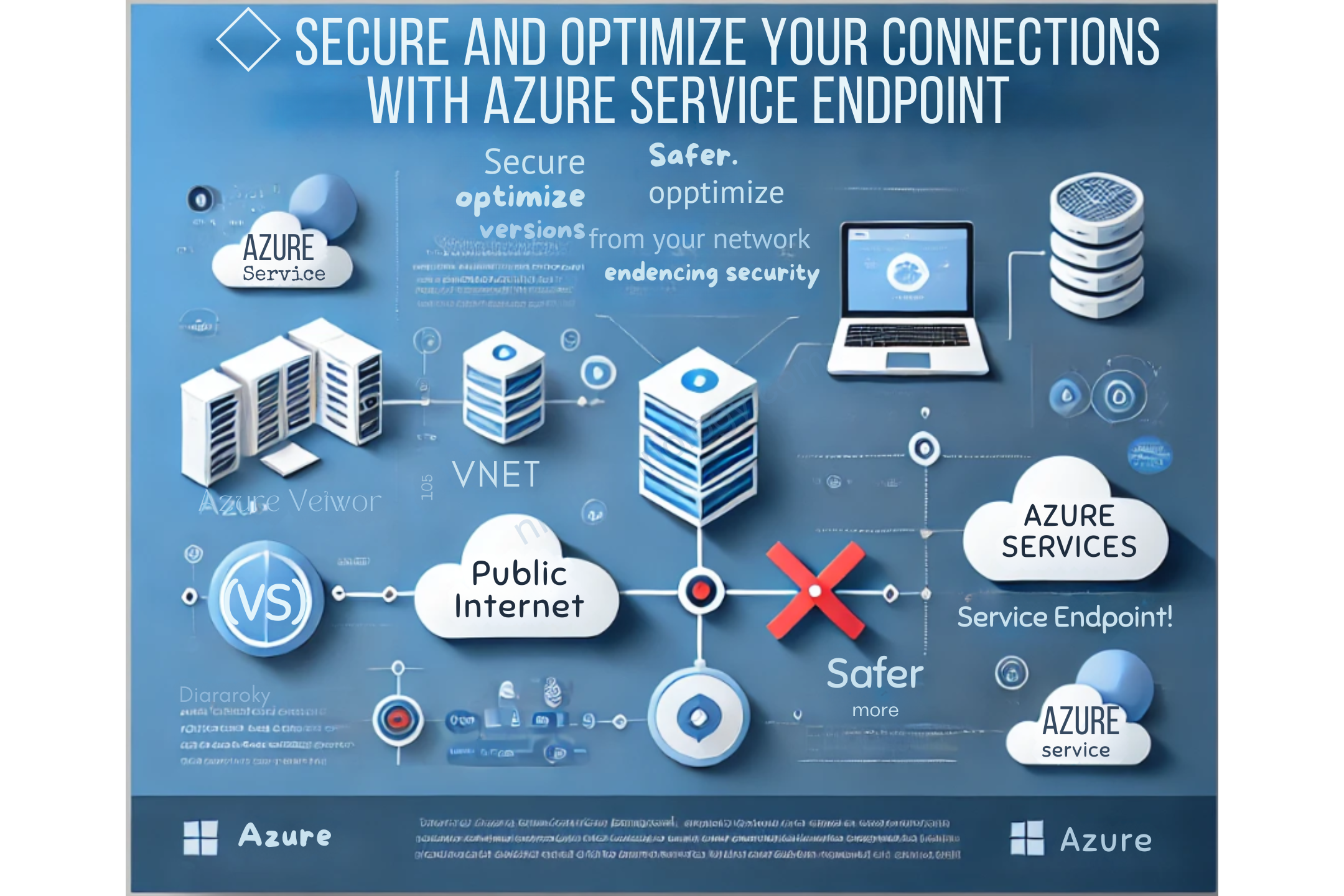 [Service Endpoint] Explain the Service Endpoint in Azure VNet.