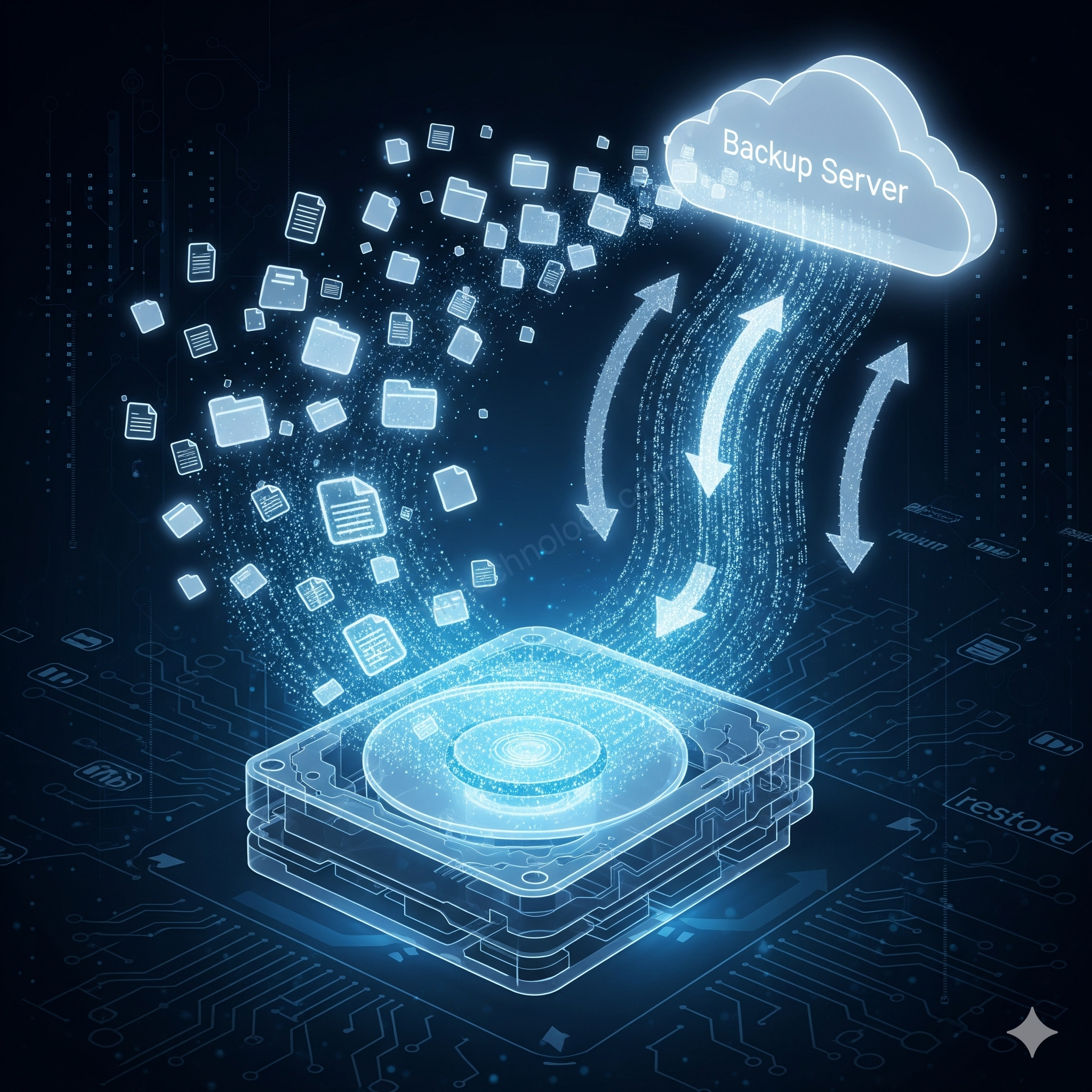 Full + incremental backup: When restoring, do deleted files come back?