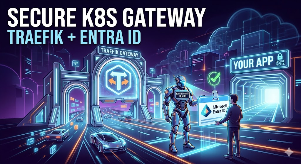 Tutorial: Gateway API + Traefik + oauth2-proxy (Microsoft Entra ID)