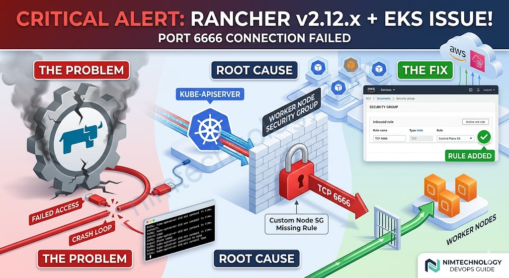 [Rancher/EKS] Rancher from v2.12.x can not work on eks cluster.
